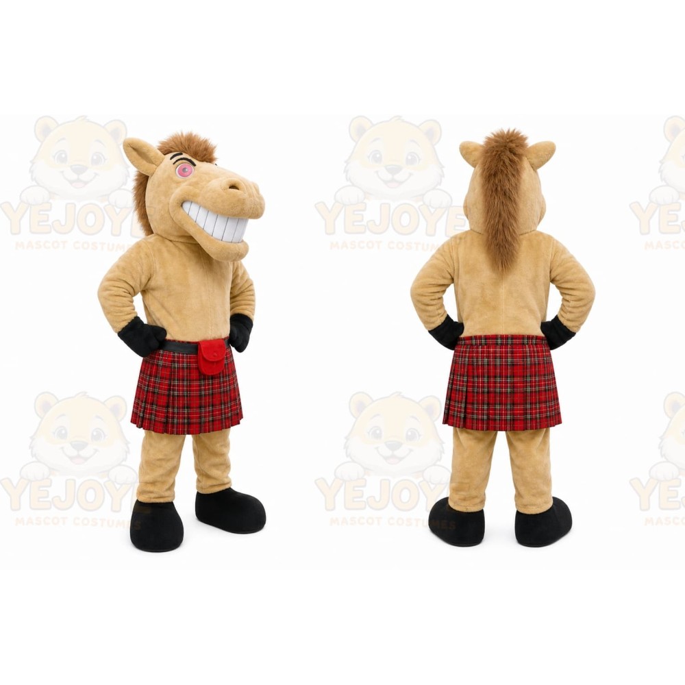 Horse Mascot Costume for Adults Custom Logo Party Character Suit