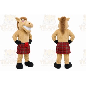 Horse Mascot Costume for Adults Custom Logo Party Character Suit