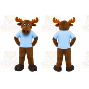 Moose Mascot Costume for Adults Custom Logo Party Character Suit