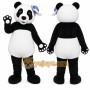 Panda Mascot Costume for Adults Custom Logo Party Character Suit