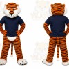 Tiger Mascot Costume for Adults Custom Logo Party Character Suit