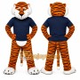 Tiger Mascot Costume for Adults Custom Logo Party Character Suit