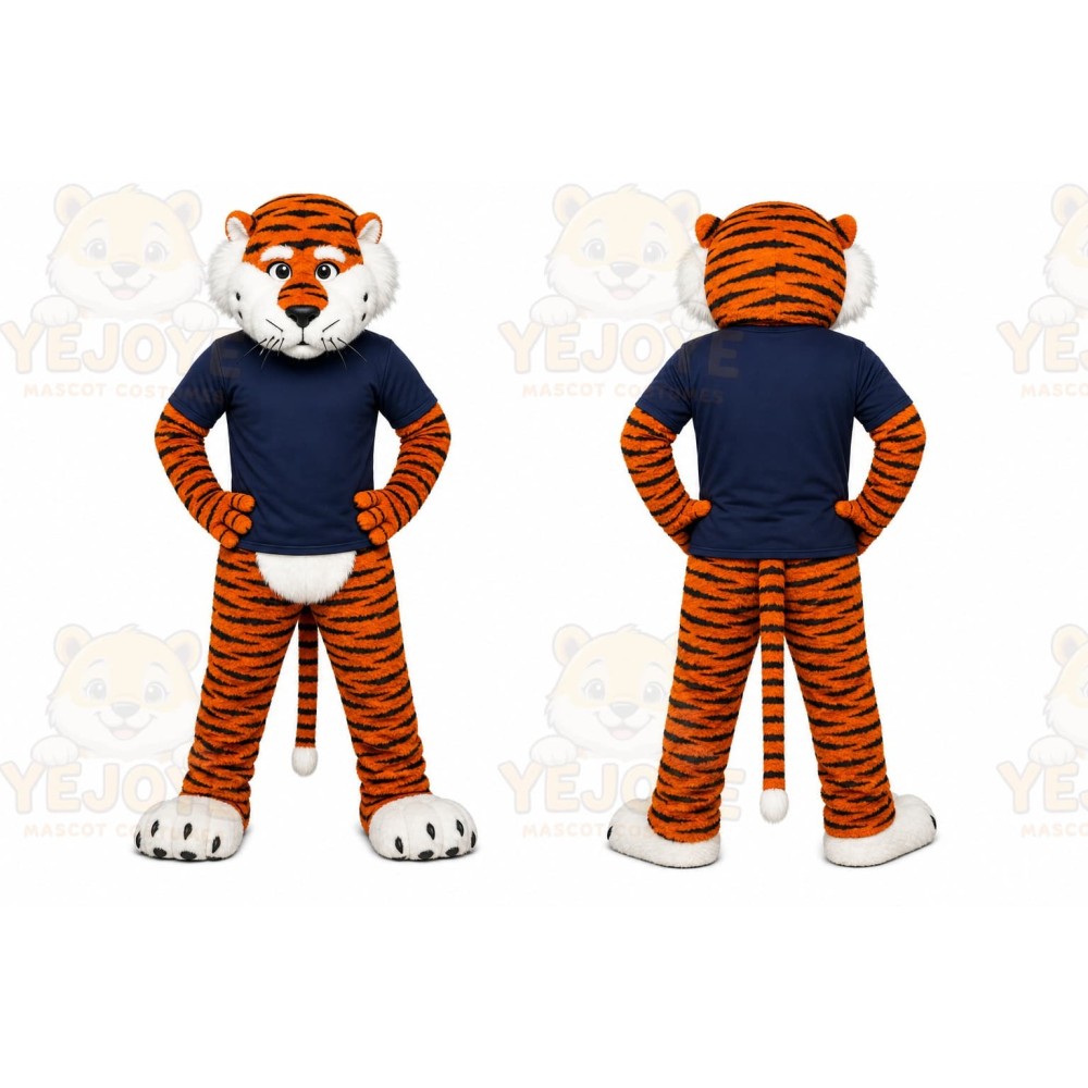 Tiger Mascot Costume for Adults Custom Logo Party Character Suit