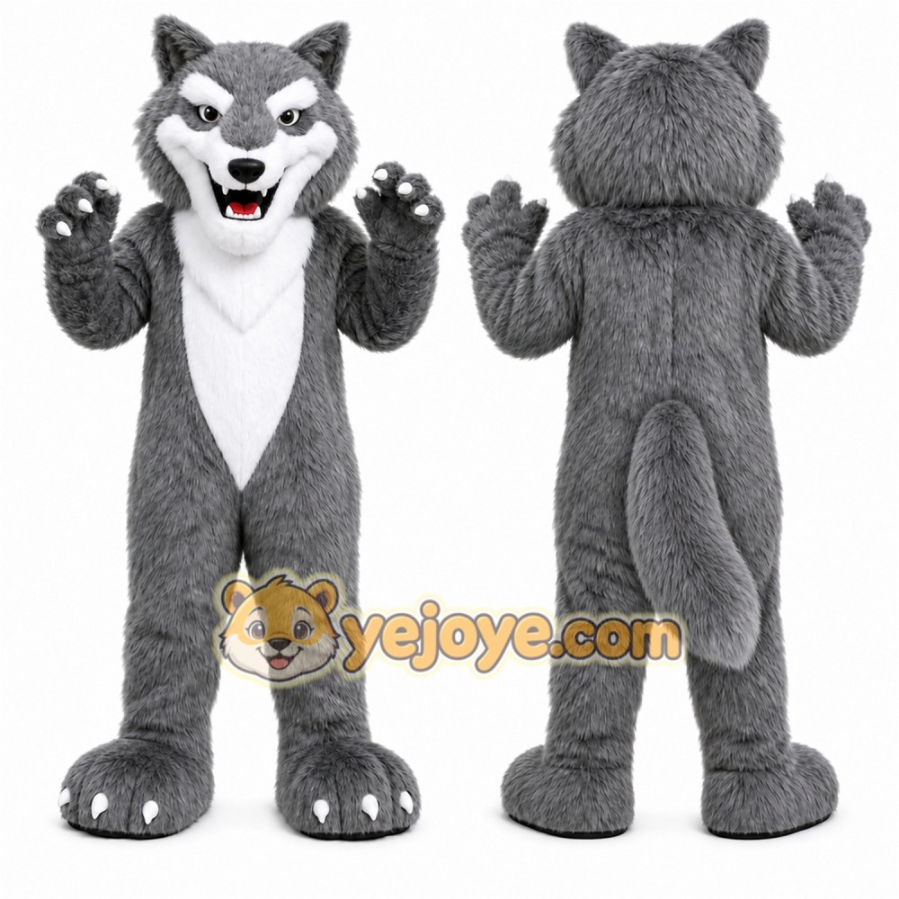 Wolf Mascot Costume for Adults Custom Logo Party Character Suit Wolf Mascot Costume for Adults Custom Logo Party Character Suit