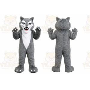 Wolf Mascot Costume for Adults Custom Logo Party Character Suit