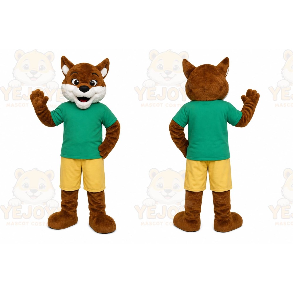 Fox Mascot Costume for Adults Custom Logo Party Character Suit