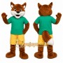 Fox Mascot Costume for Adults Custom Logo Party Character Suit