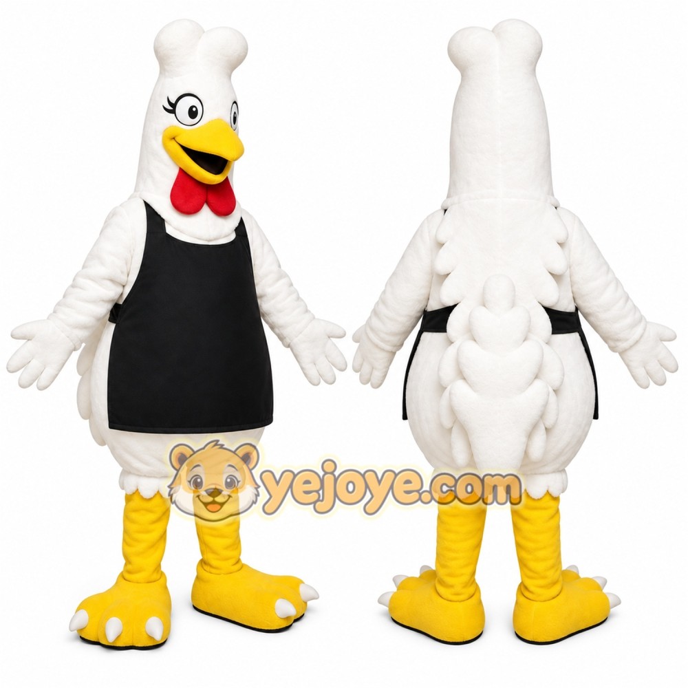 Chicken Mascot Costume for Adults Custom Logo Party Character Suit
