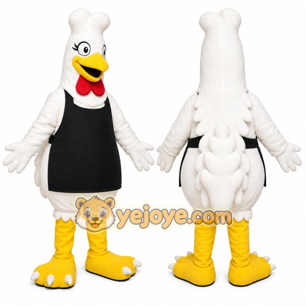 Chicken Mascot Costume for Adults Custom Logo Party Character Suit