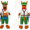 Dog Mascot Costume for Adults Custom Logo Party Character Suit