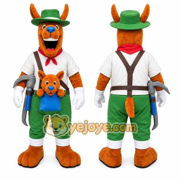 Dog Mascot Costume for Adults Custom Logo Party Character Suit