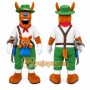Dog Mascot Costume for Adults Custom Logo Party Character Suit