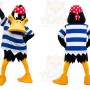 Duck Mascot Costume for Adults Custom Logo Party Character Suit