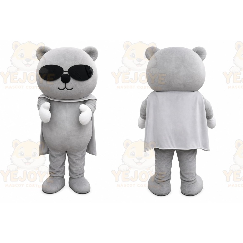 Bear Mascot Costume for Adults Custom Logo Party Character Suit