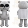 Bear Mascot Costume for Adults Custom Logo Party Character Suit