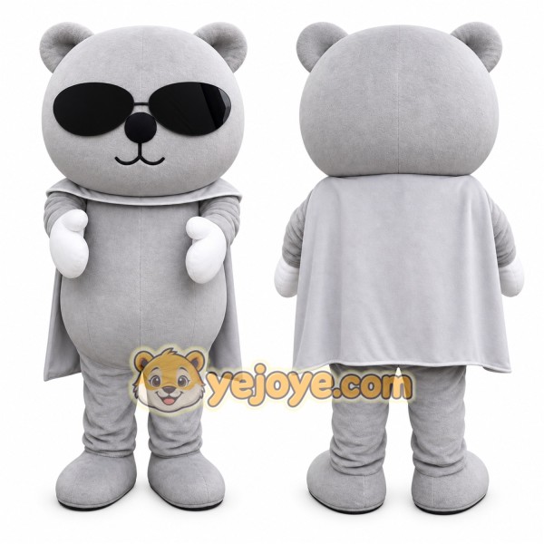 Bear Mascot Costume for Adults Custom Logo Party Character Suit