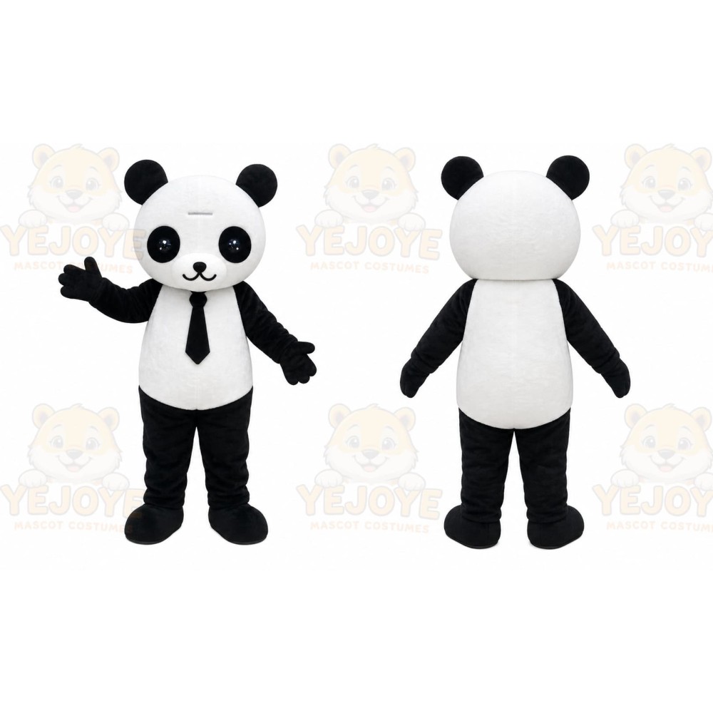 Panda Mascot Costume for Adults Custom Logo Party Character Suit