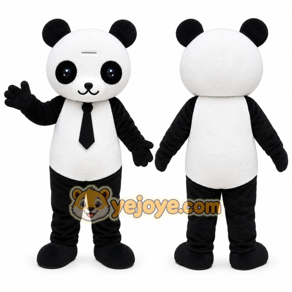 Panda Mascot Costume for Adults Custom Logo Party Character Suit