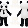Panda Mascot Costume for Adults Custom Logo Party Character Suit