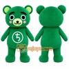 Bear Mascot Costume for Adults Custom Logo Party Character Suit