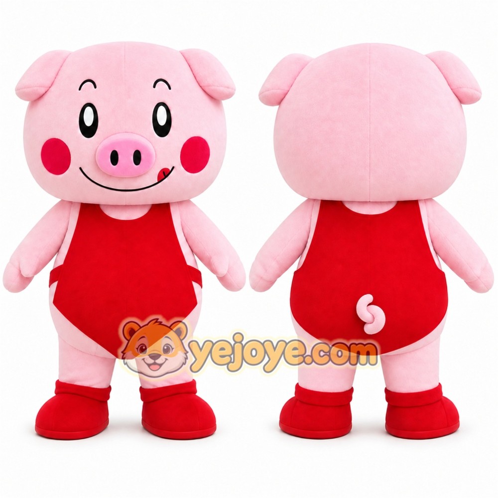 Pig Mascot Costume for Adults Custom Logo Party Character Suit Pig Mascot Costume for Adults Custom Logo Party Character Suit