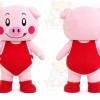 Pig Mascot Costume for Adults Custom Logo Party Character Suit
