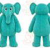 Elephant Mascot Costume for Adults Custom Logo Party Character Suit