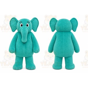 Elephant Mascot Costume for Adults Custom Logo Party Character Suit
