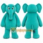 Elephant Mascot Costume for Adults Custom Logo Party Character Suit