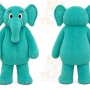 Elephant Mascot Costume for Adults Custom Logo Party Character Suit