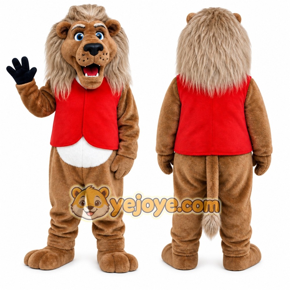 Lion Mascot Costume for Adults Custom Logo Party Character Suit Lion Mascot Costume for Adults Custom Logo Party Character Suit