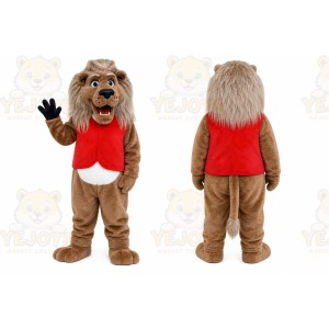 Lion Mascot Costume for Adults Custom Logo Party Character Suit