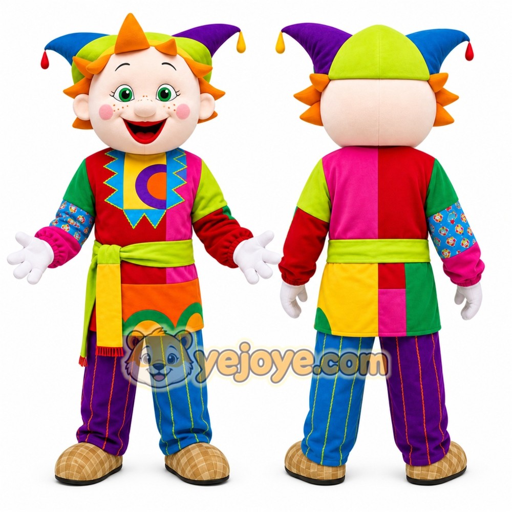 Clown Mascot Costume for Adults Custom Logo Party Character Suit Clown Mascot Costume for Adults Custom Logo Party Character Suit