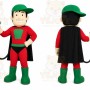 Strongman Mascot Costume for Adults Custom Logo Party Character Suit