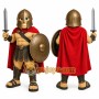 Armored Warrior with Sword and Shield Mascot Costume for Adults Custom Logo Party Character Suit