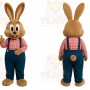Rabbit Mascot Costume for Adults Custom Logo Party Character Suit