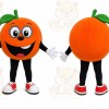 Orange Mascot Costume for Adults Custom Logo Party Character Suit