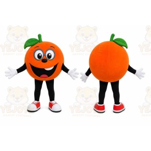 Orange Mascot Costume for Adults Custom Logo Party Character Suit