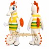 Seahorse Mascot Costume for Adults Custom Logo Party Character Suit