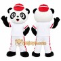 Panda Mascot Costume for Adults Custom Logo Party Character Suit