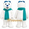 Bear Mascot Costume for Adults Custom Logo Party Character Suit