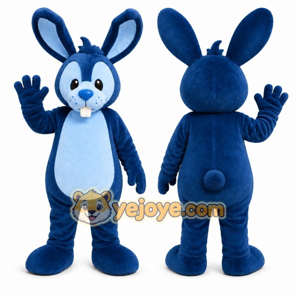 Rabbit Mascot Costume for Adults Custom Logo Party Character Suit