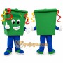 Trash Can Mascot Costume for Adults Custom Logo Party Character Suit