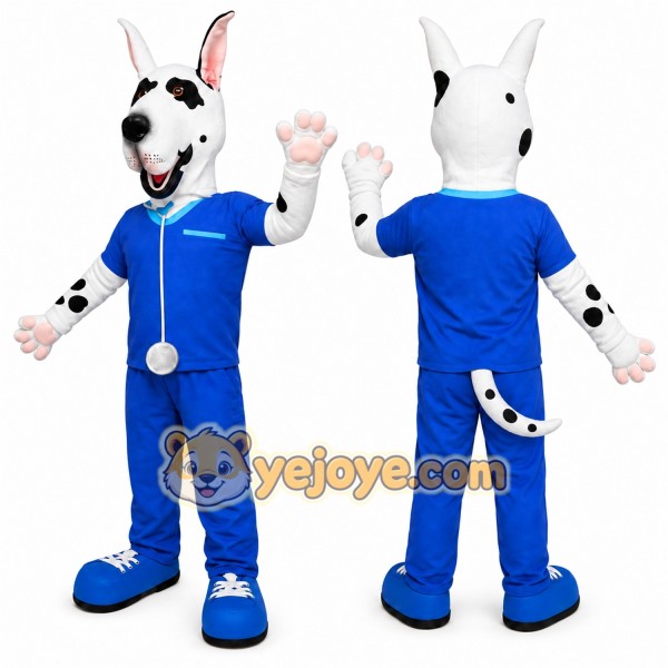 Dog Mascot Costume for Adults Custom Logo Party Character Suit