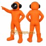 Diver Mascot Costume for Adults Custom Logo Party Character Suit