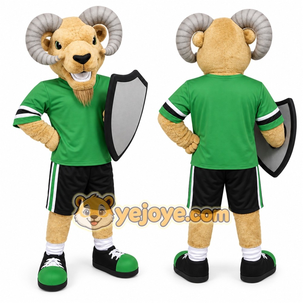 Ram Mascot Costume for Adults Custom Logo Party Character Suit