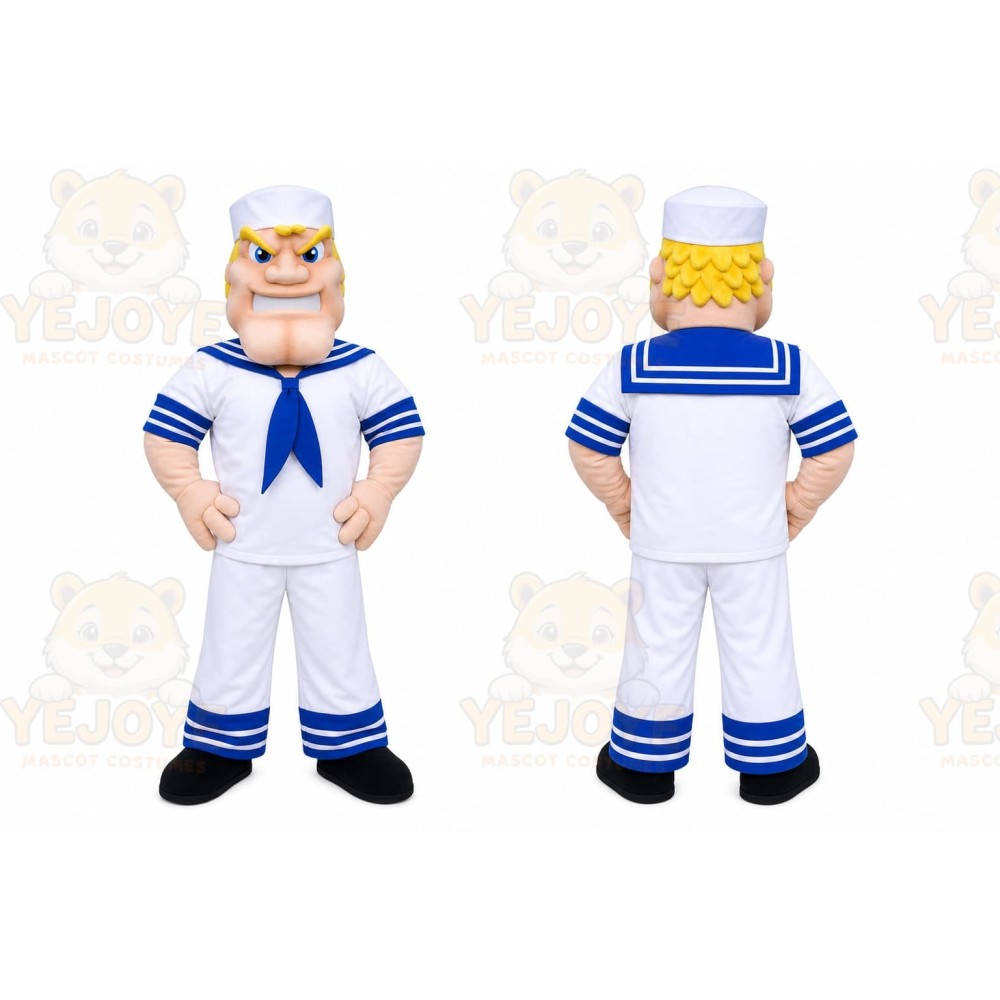 Sailor Mascot Costume for Adults Custom Logo Party Character Suit