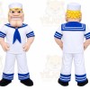 Sailor Mascot Costume for Adults Custom Logo Party Character Suit