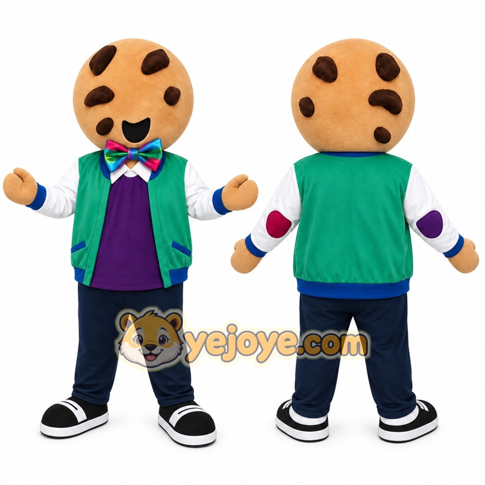 Cookie Mascot Costume for Adults Custom Logo Party Character Suit Cookie Mascot Costume for Adults Custom Logo Party Character Suit