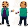 Cookie Mascot Costume for Adults Custom Logo Party Character Suit